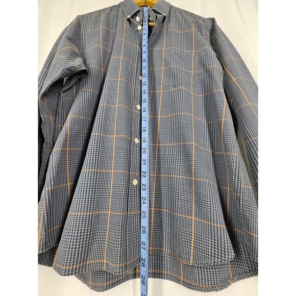 STEVEN ALAN MEN'S PREMIUM LIGHT BLUE GEOMETRIC DRESS SHIRT SIZE MEDIUM - Picture 6 of 10